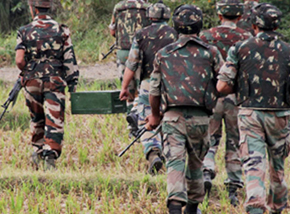 Indian army at baramulla